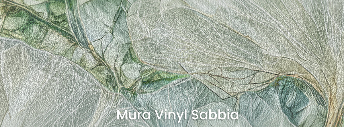 OPAL PANE auf Mura Vinyl Sabbia – körnige Sandstruktur