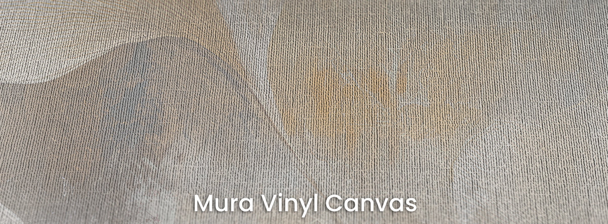 OYSTER FLURRY on Mura Vinyl Canvas – canvas weave