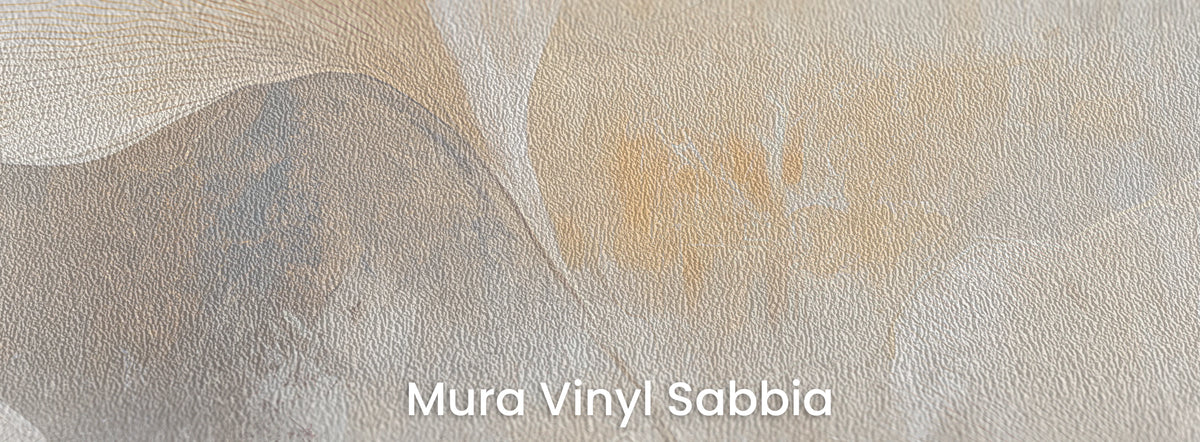 OYSTER FLURRY on Mura Vinyl Sabbia – sandy texture