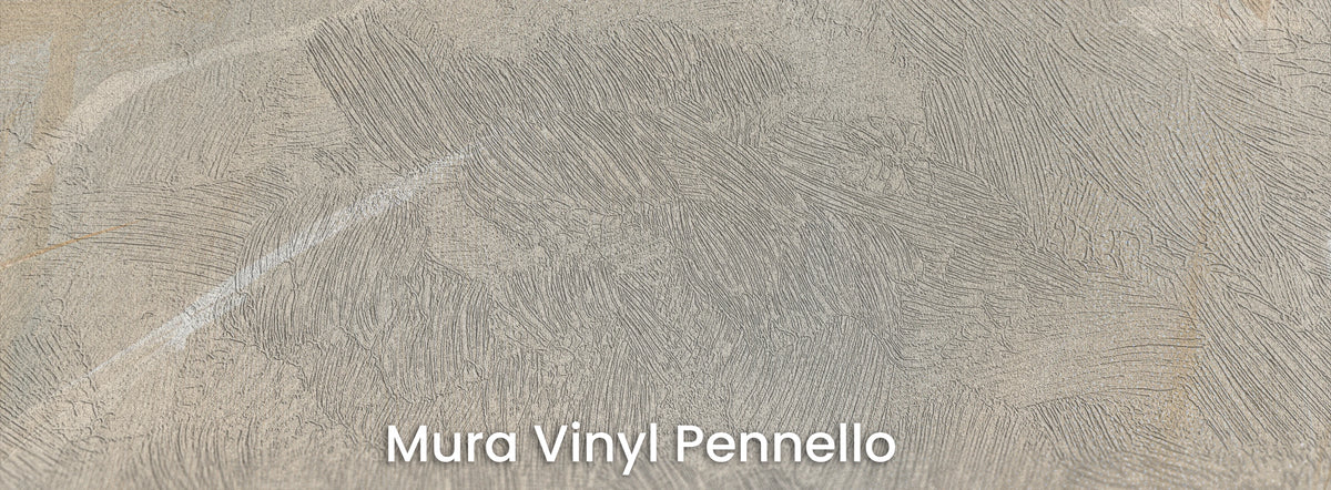 PAINTED PAMPAS sur support Mura Vinyl Pennello – coups de pinceau visibles