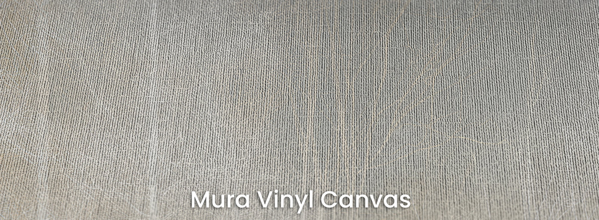 PALE TAPERS sur le support Mura Vinyl Canvas – trame de toile sous les troncs blancs