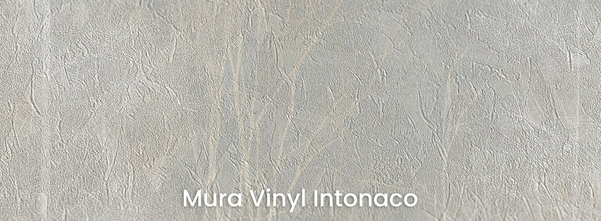 PALE TAPERS sur le support Mura Vinyl Intonaco – texture d'enduit dans le fond brumeux
