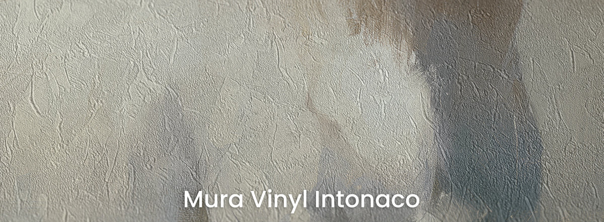 PALE VIGIL na podłożu Mura Vinyl Intonaco – kremowa biel na fakturze tartego tynku
