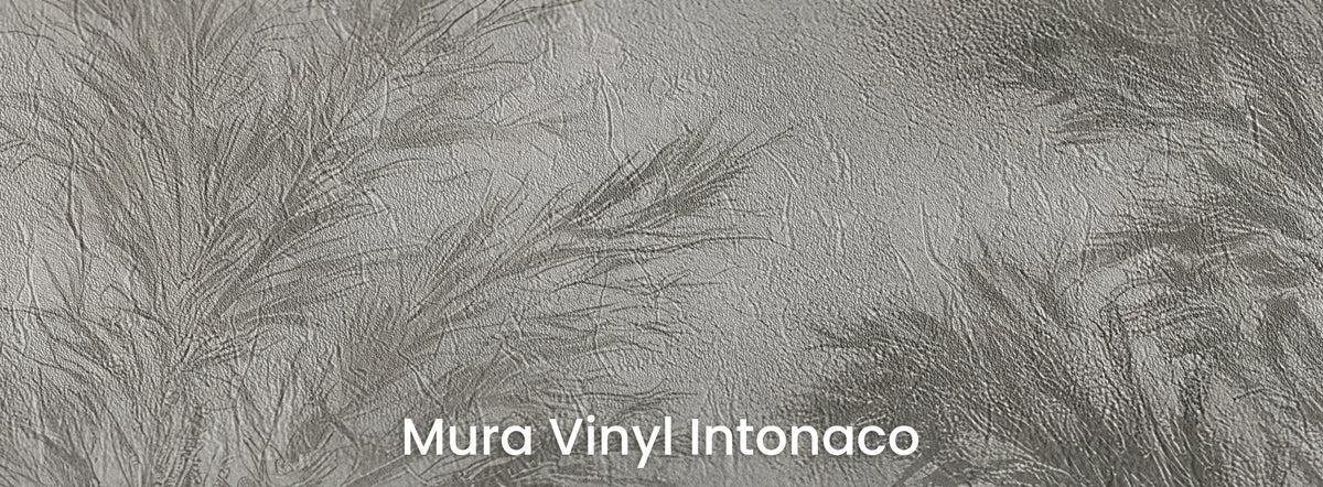 PALISADE auf dem Trägermaterial Mura Vinyl Intonaco – Reibeputz-Struktur