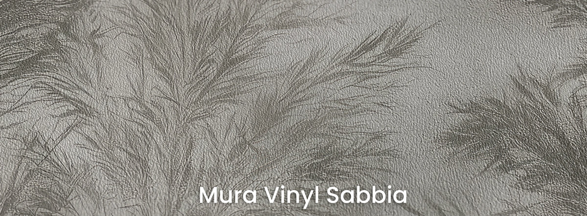 PALISADE auf dem Trägermaterial Mura Vinyl Sabbia – grobe Sandkörnung