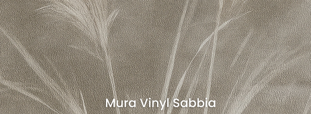 PAMPAS PAUSE na podłożu Mura Vinyl Sabbia – ziarnista faktura