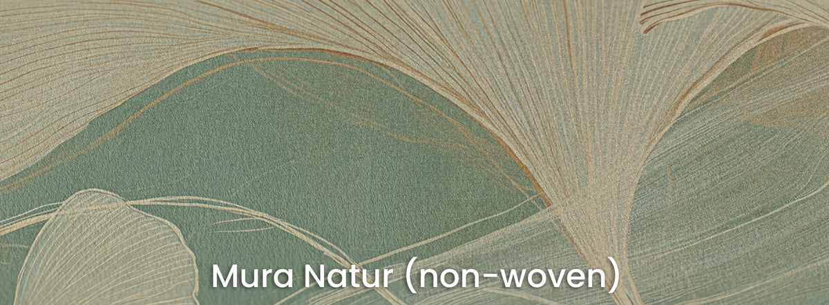 PARCHMENT ZEPHYR na podłożu Mura Natur – matowa włóknina pod jasnobrązowymi konturami
