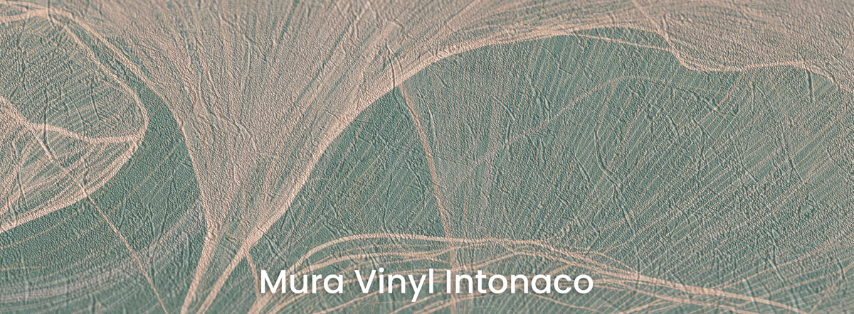 PEACH SKEIN sur support Mura Vinyl Intonaco – texture d’enduit