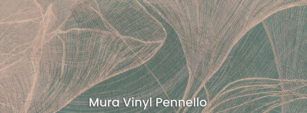 PEACH SKEIN sur support Mura Vinyl Pennello – coups de pinceau visibles