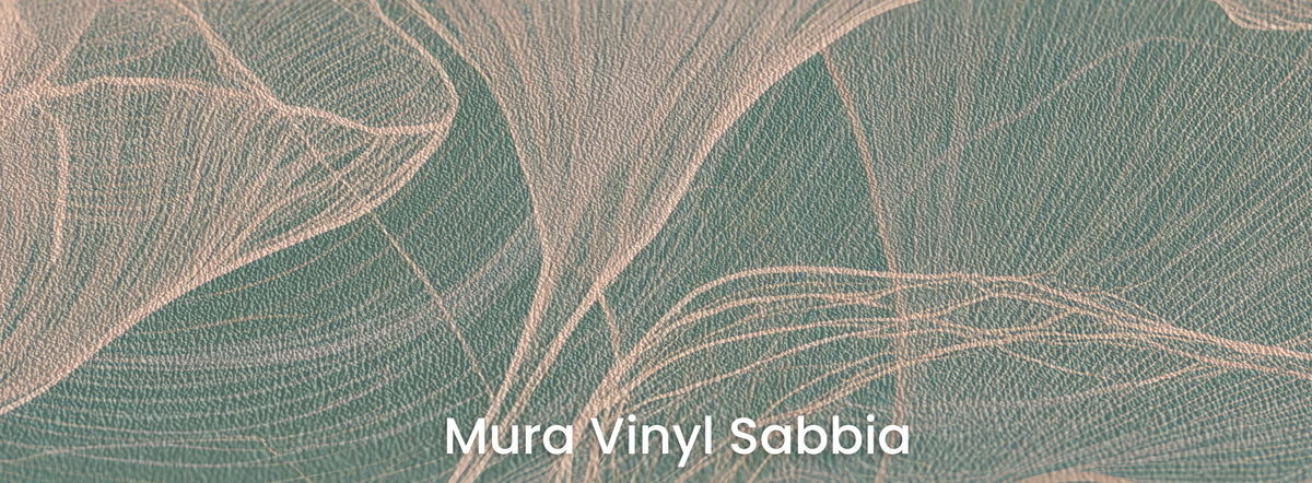 PEACH SKEIN sur support Mura Vinyl Sabbia – texture de sable