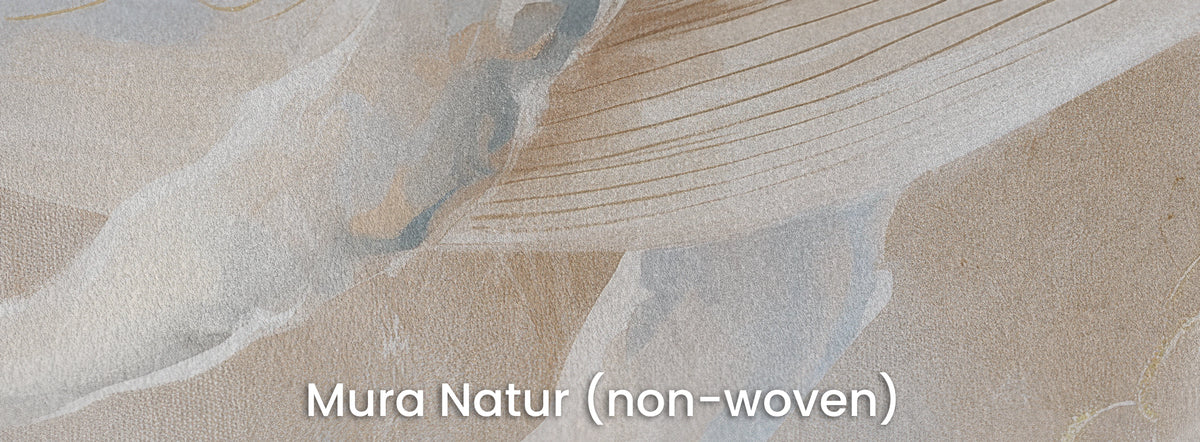 PEARL DRIFTER auf dem Trägermaterial Mura Natur – helle Flosse und Bauchstreifen auf mattem Vlies