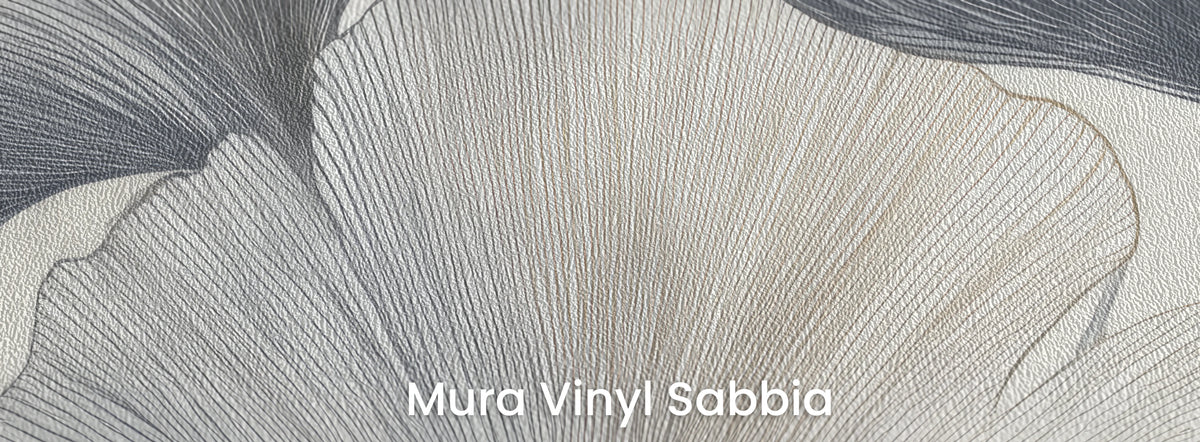 PEWTER VOILE sur le support Mura Vinyl Sabbia – texture de sable