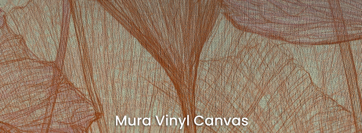 PISTACHIO THICKET sobre el soporte Mura Vinyl Canvas – trama del lienzo