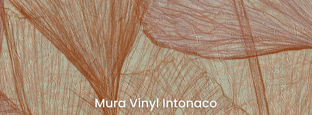 PISTACHIO THICKET sobre el soporte Mura Vinyl Intonaco – textura de revoco fratasado