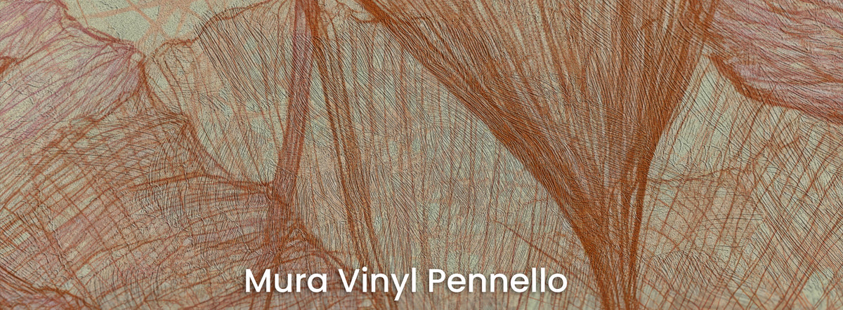 PISTACHIO THICKET sobre el soporte Mura Vinyl Pennello – pinceladas visibles