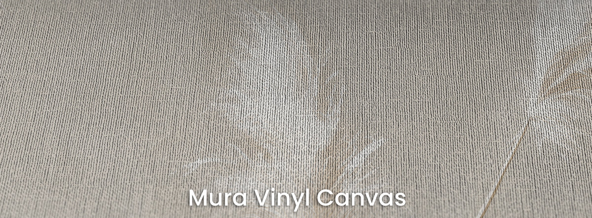 PLASTER AND SILK sur le support Mura Vinyl Canvas – trame de toile
