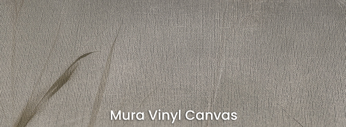 PLUME CHORUS na podłożu Mura Vinyl Canvas – faktura płótna