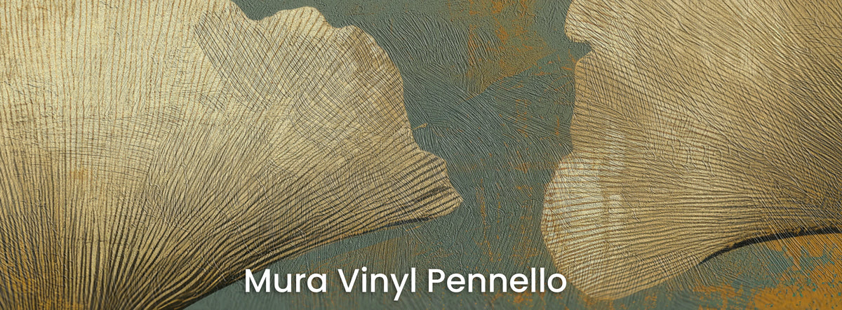 PROMENADE na podłożu Mura Vinyl Pennello – widoczne pociągnięcia pędzla