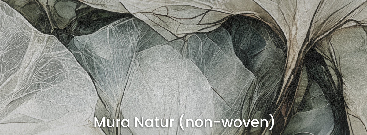 QUARTZ PANE on Mura Natur – matt non-woven