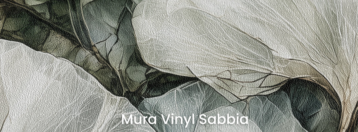 QUARTZ PANE on Mura Vinyl Sabbia – sand grain