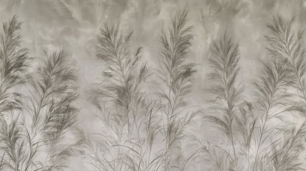 REED FRIEZE - carta da parati con canne per sala da pranzo e ingresso
