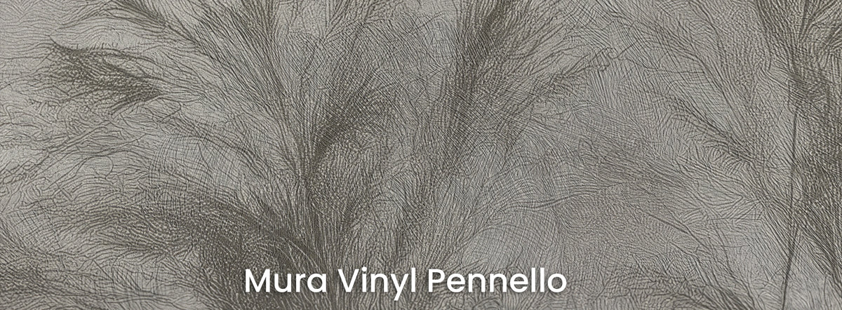 REED FRIEZE sobre el soporte Mura Vinyl Pennello – pinceladas visibles