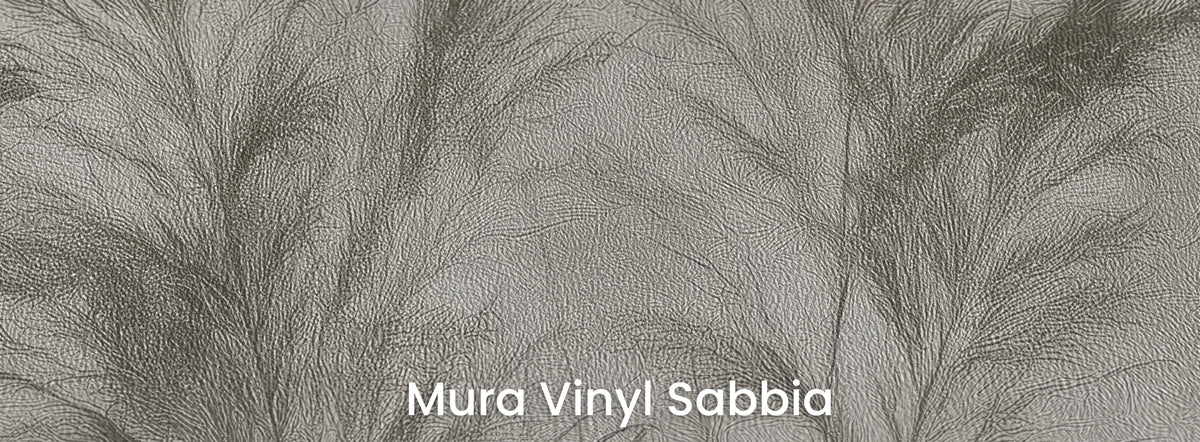 REED FRIEZE sobre el soporte Mura Vinyl Sabbia – textura granulada de arena