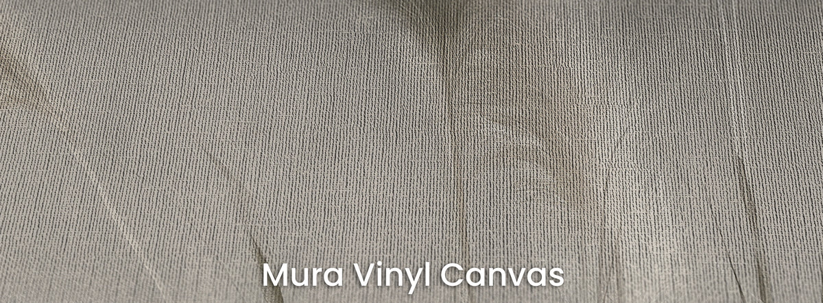REVERENCE auf dem Trägermaterial Mura Vinyl Canvas – Leinwandstruktur