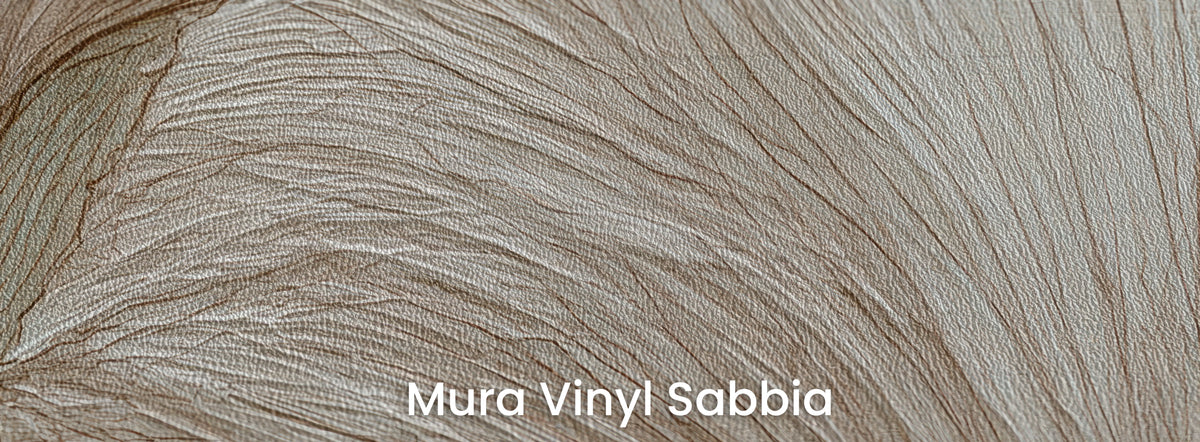 RICE PAPER sur le support Mura Vinyl Sabbia – texture granuleuse de sable