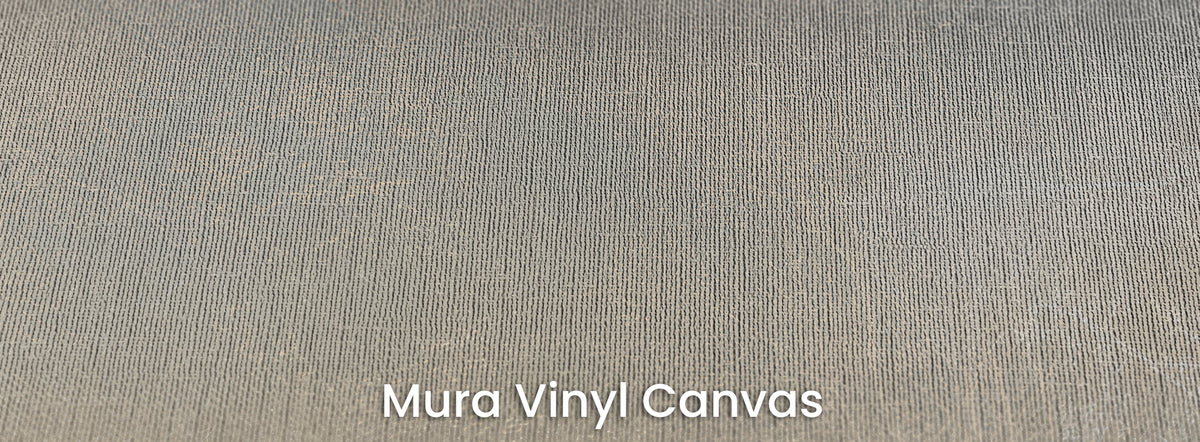 RIME BOUGHS sur le support Mura Vinyl Canvas – trame de toile sur le fond brumeux