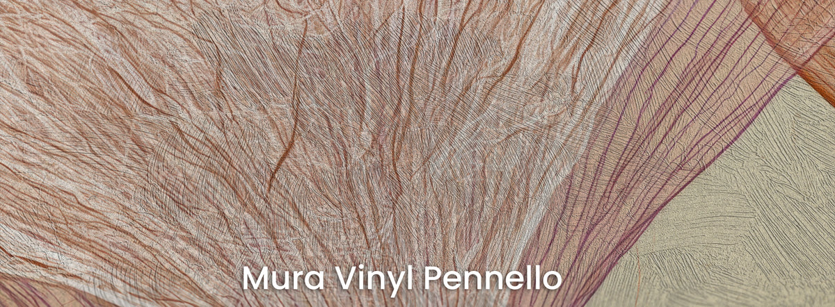 ROSEHIP sobre el soporte Mura Vinyl Pennello – pinceladas visibles