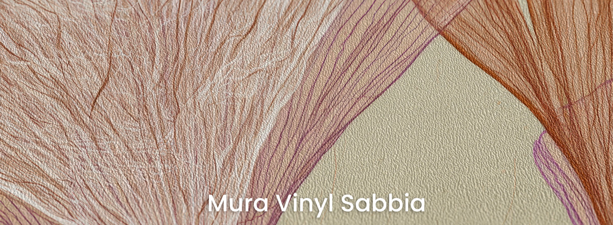 ROSEHIP sobre el soporte Mura Vinyl Sabbia – textura granulada de arena