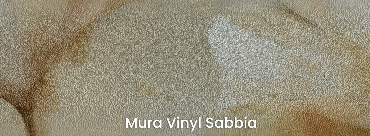 RUSSET LIMEWASH na podłożu Mura Vinyl Sabbia – faktura grubego ziarna