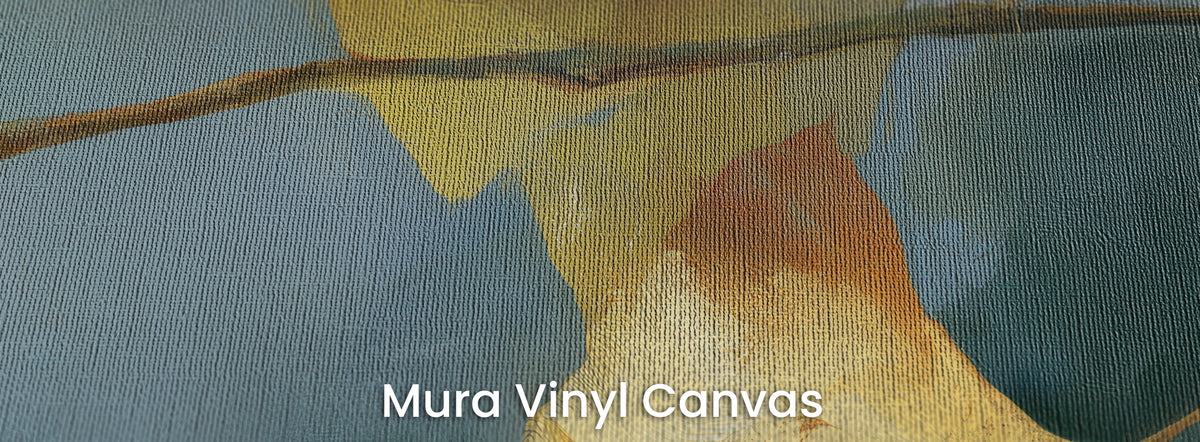 SAFFRON TWIG na podłożu Mura Vinyl Canvas – płócienna faktura