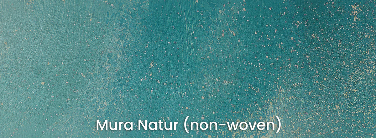 SALT SPRAY na podłożu Mura Natur: fragment fali z drobnymi kropkami na matowej włókninie
