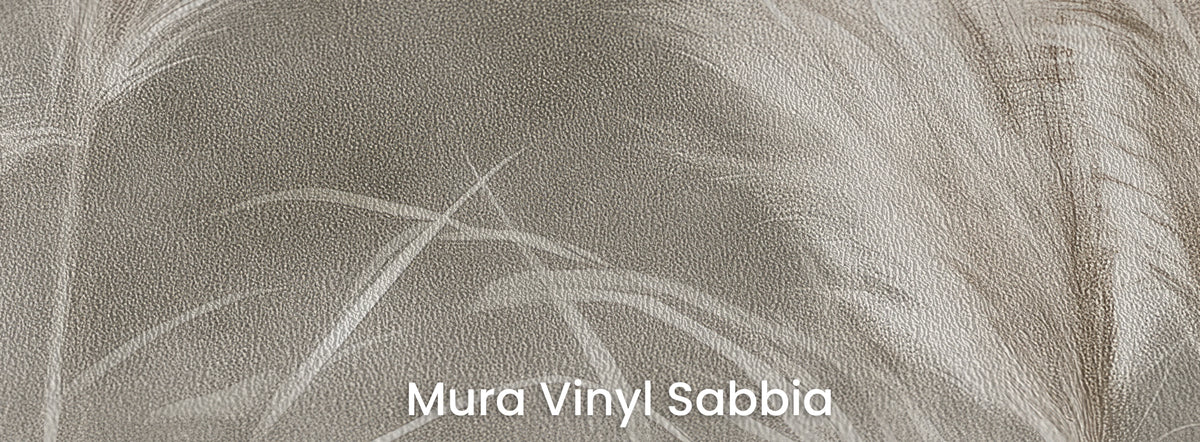 SAND RUSTLE na podłożu Mura Vinyl Sabbia, ziarnista faktura