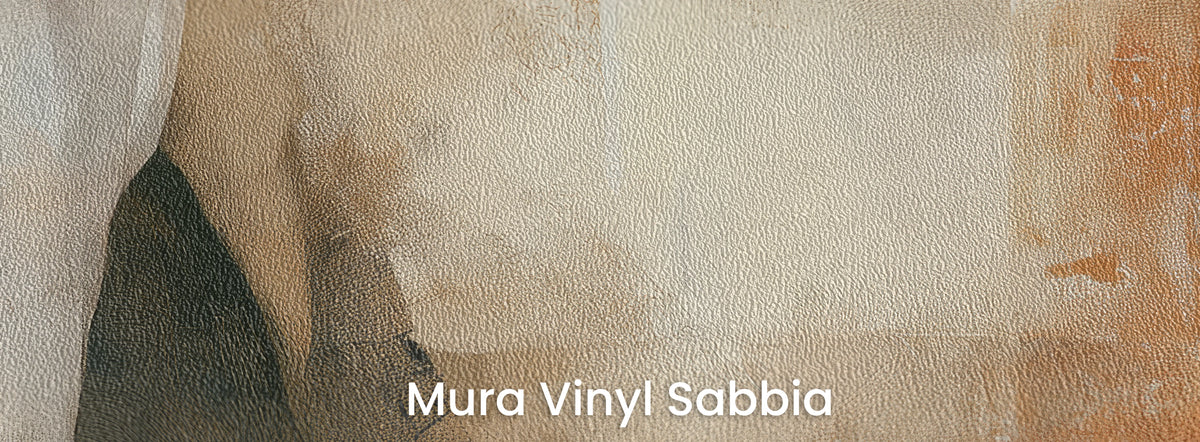 SIENNA STANCE na podłożu Mura Vinyl Sabbia – wyrazista faktura grubego ziarna piasku