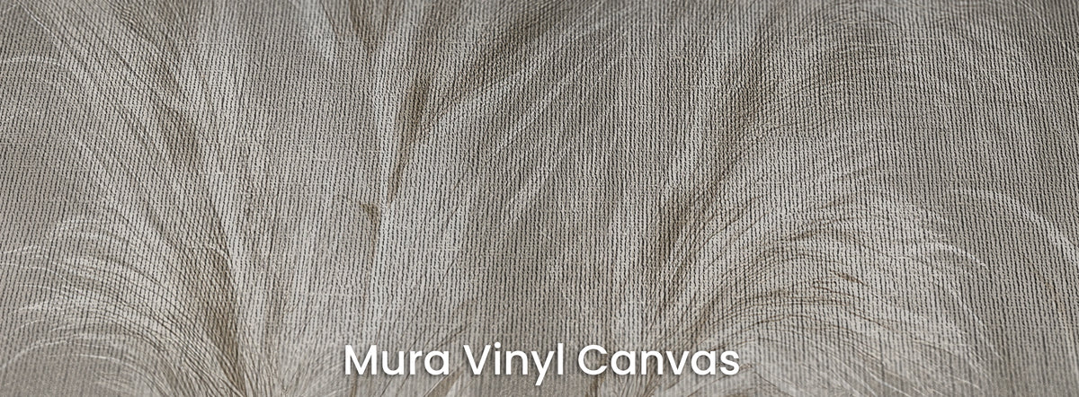 SMOKED FLANNEL su supporto Mura Vinyl Canvas – trama della tela