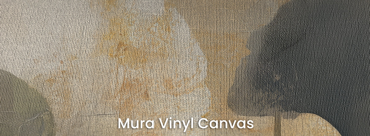 SMOKED HONEY auf Mura Vinyl Canvas – Leinwandstruktur