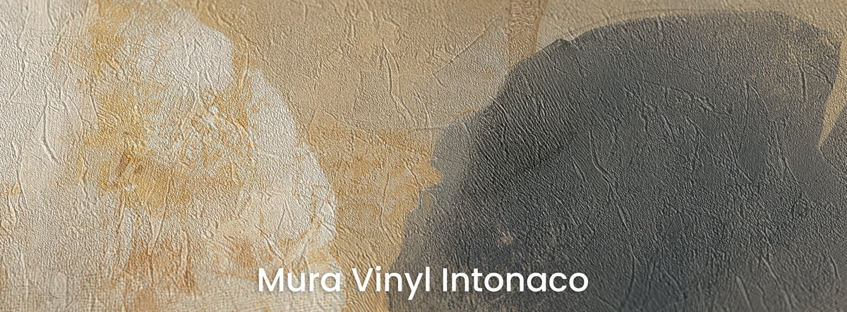 SMOKED HONEY auf Mura Vinyl Intonaco – Reibeputz-Struktur
