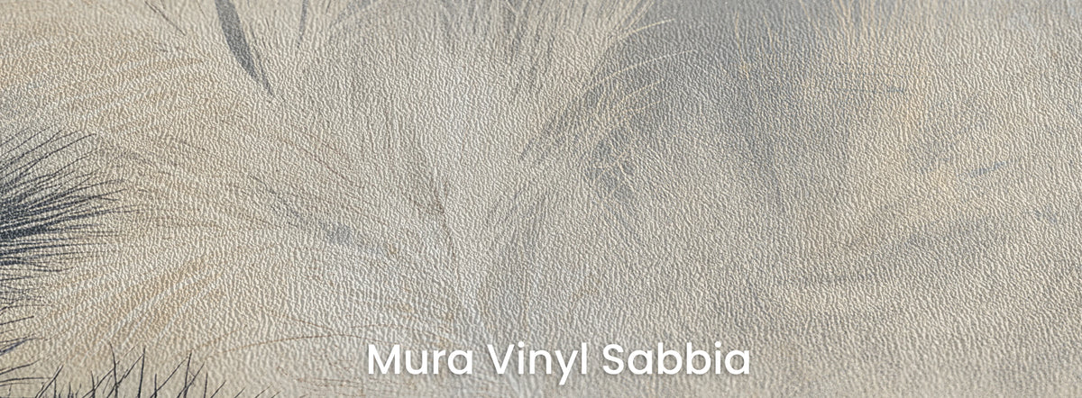 SPECKLED FROND na podłożu Mura Vinyl Sabbia – piaskowa faktura