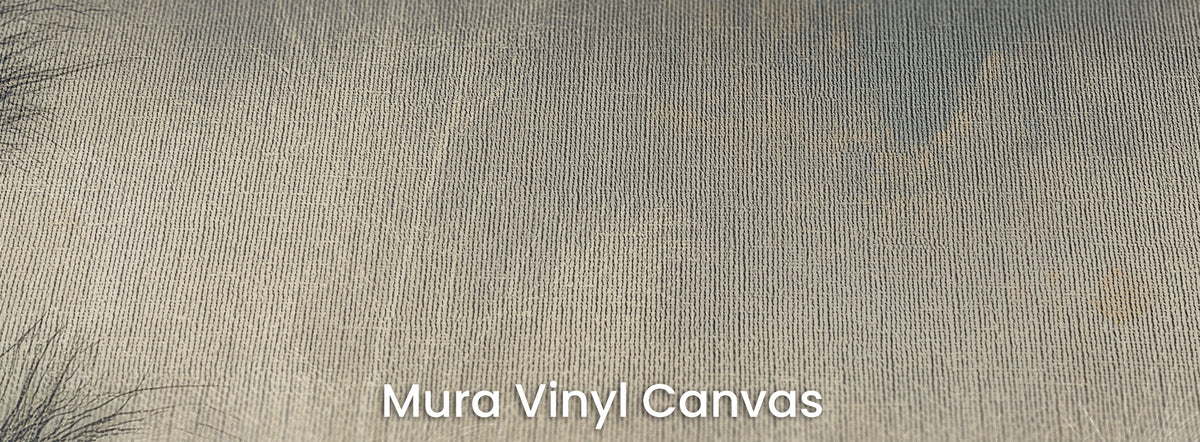 SQUALL auf Mura Vinyl Canvas – Nahaufnahme der Leinwandstruktur