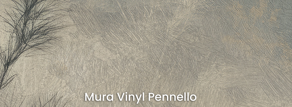 SQUALL auf Mura Vinyl Pennello – Nahaufnahme der Struktur mit Pinselstrichen