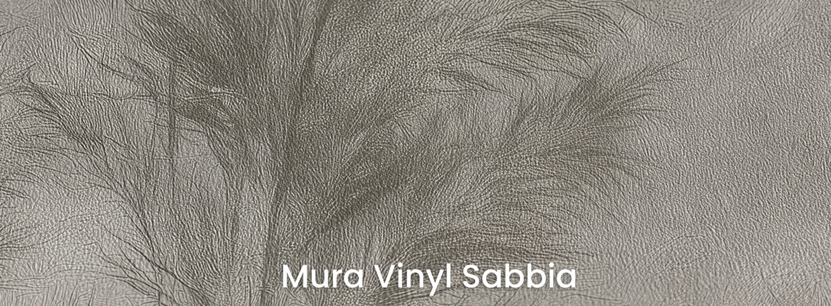 STILL CLEARING auf dem Trägermaterial Mura Vinyl Sabbia – grobe Sandkörnung