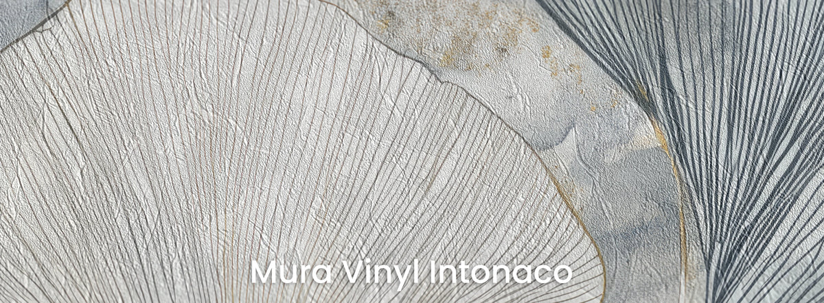 STRAW AND SLATE na podłożu Mura Vinyl Intonaco – faktura tynku