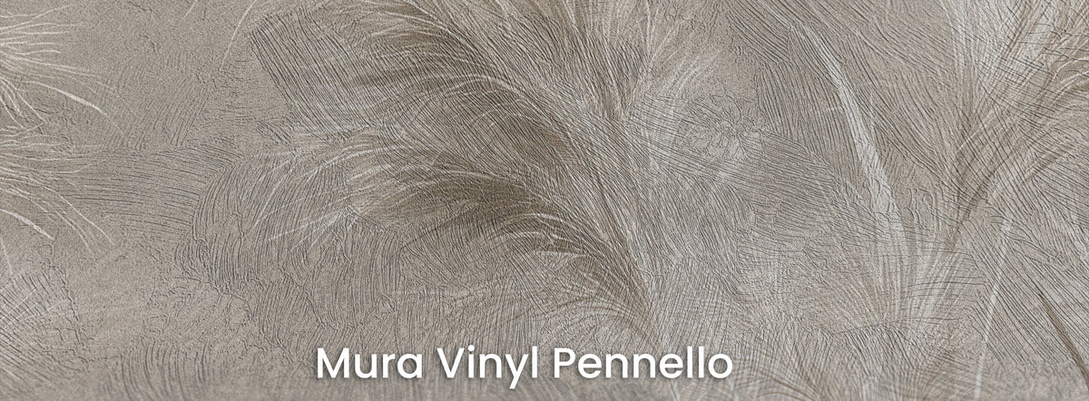 STUCCO TRIO na podłożu Mura Vinyl Pennello – faktura pociągnięć pędzla