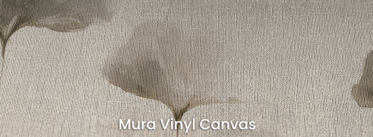 SUMI STEMS on Mura Vinyl Canvas – canvas weave