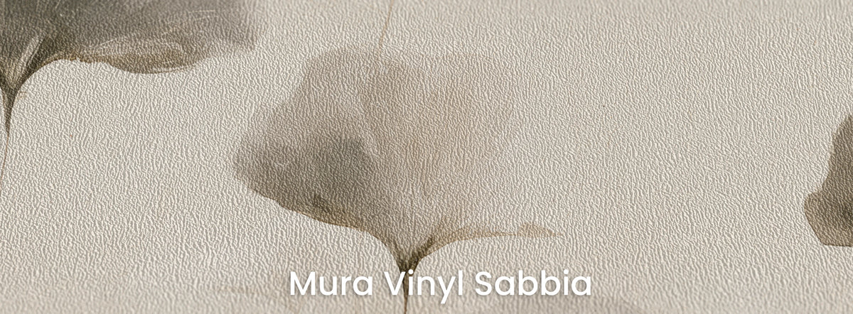 SUMI STEMS on Mura Vinyl Sabbia – sandy texture