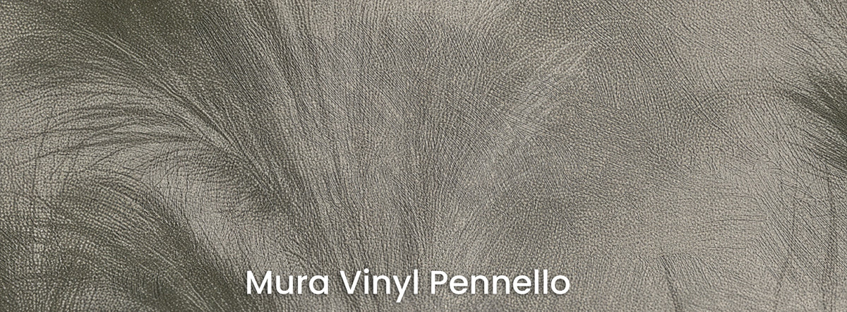 SWANSDOWN auf dem Trägermaterial Mura Vinyl Pennello – sichtbare Pinselstriche
