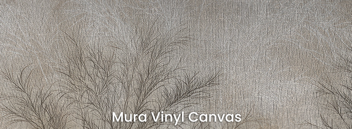 TAMARISK sobre el soporte Mura Vinyl Canvas, trama de lienzo